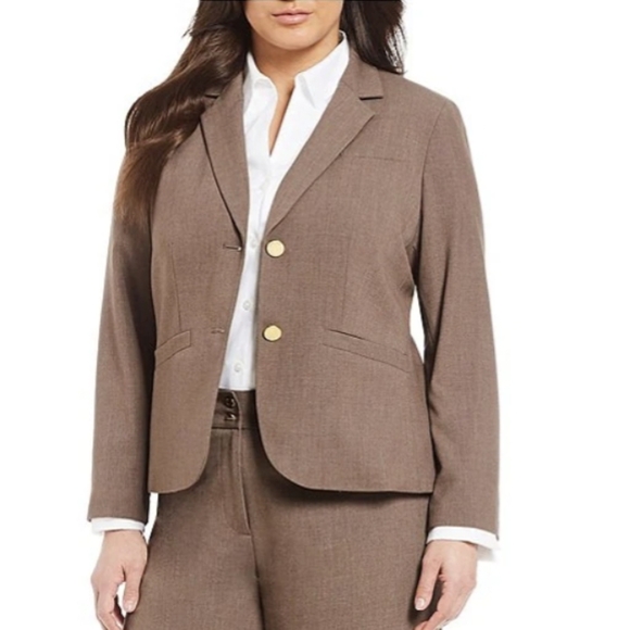 Calvin Klein Tan Blazer - Picture 2 of 6